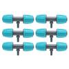 10PCS 16mm to 4 7 Barbed Tee Irrigation Tube Reducing Tee Connector Fitting for Garden Courtyard