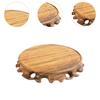 Wooden Base Flower Pot Decorative Base Unique Teapot Base Buddha Statue Stone Base Display Stand Home Office Decoration