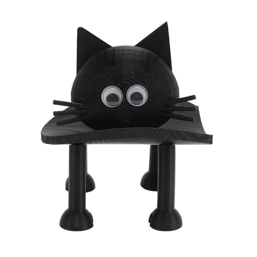3Pcs Black Cat Toilet Paper Holder Set Funny Animal Toilet Paper Storage Stand for Bathrooms Kitchen Toilet Tissue