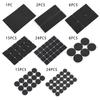 1/2/6/15/24Pcs Bumper Chair Fittings Self-adhesive Floor Protector Geometric Shape Anti-slip Mat Anti Noisy Furniture Leg Pads