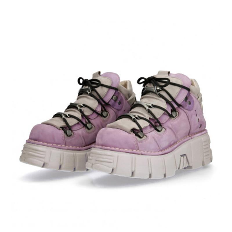 Женские кроссовки в стиле панк, туфли на платформе, женские криперы, женские повседневные туфли на плоской подошве с металлическими украшениями и толстой подошвой, женские теннисные туфли 45