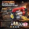 Cordless Electric Fuel Transfer Pump Oil Commercial Self-priming Extractor Pump Motor Auto Diesel Kerosene Extraction Pump