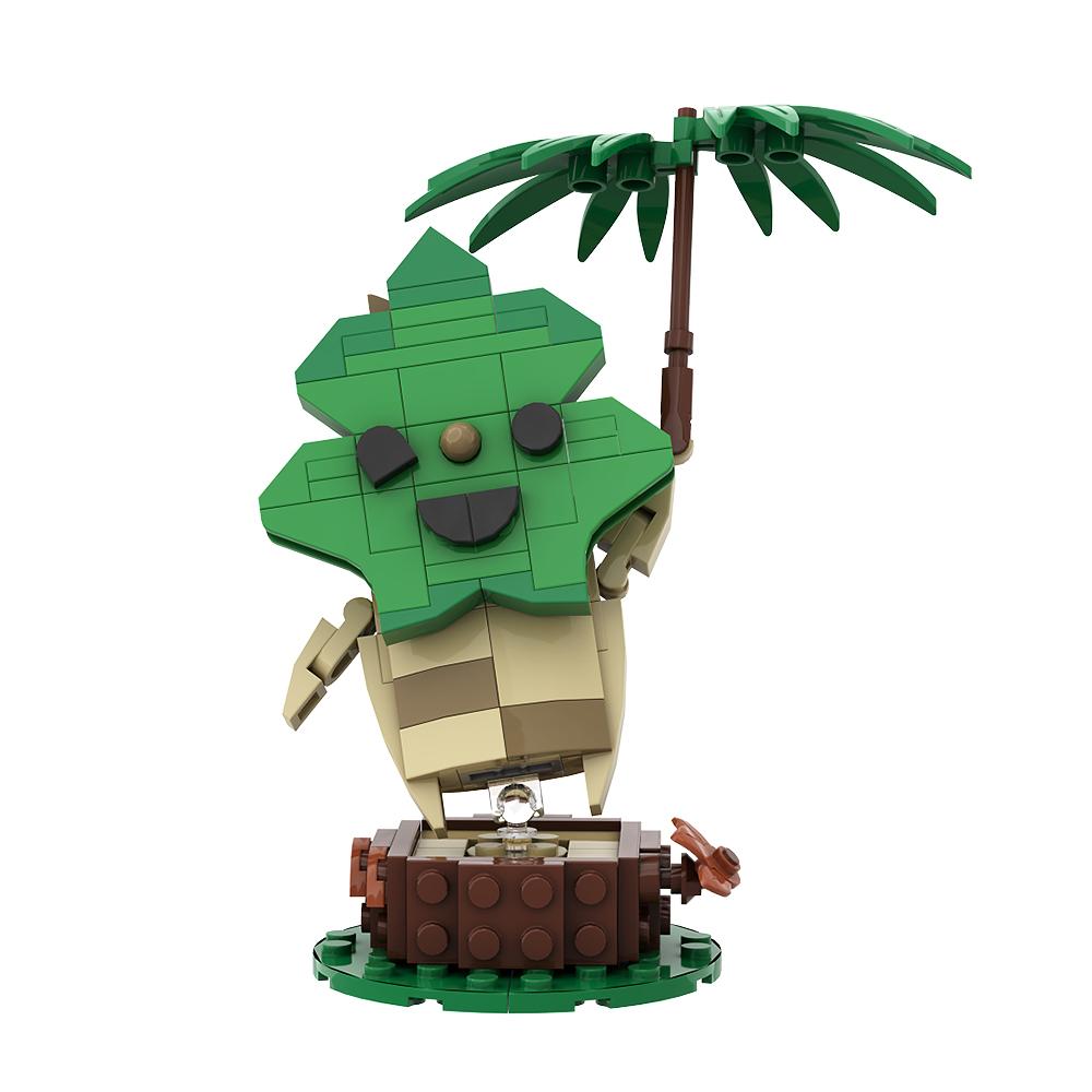 Gobricks Moc Zeldaed Яхаха Корок Brickheadz Модель Кирпичи Zeldaed Игровые Фигурки Набор Строительных Блоков Руины Страж Игрушки В Подарок