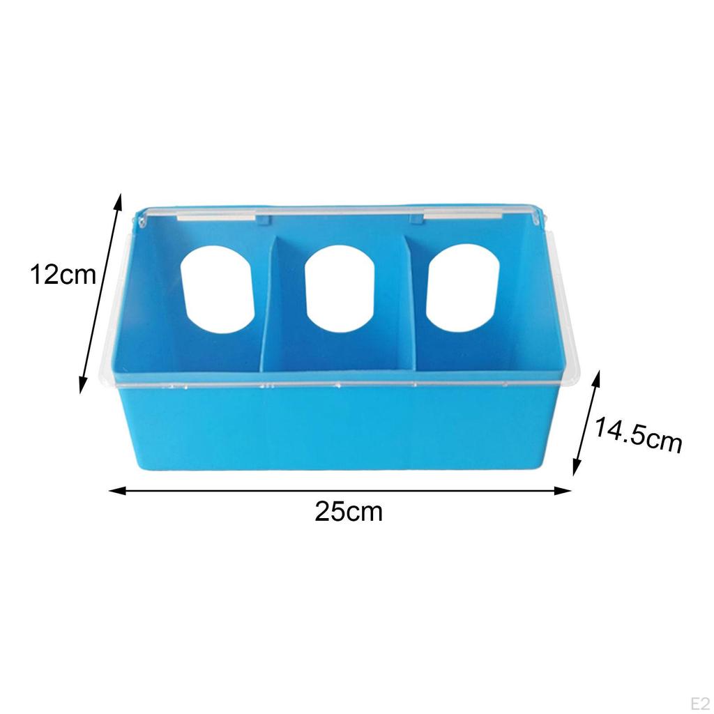 Подвесная клетка для голубей с двумя отверстиями, Кормушка для птиц с прорезями для голубей, Коробка для кормления