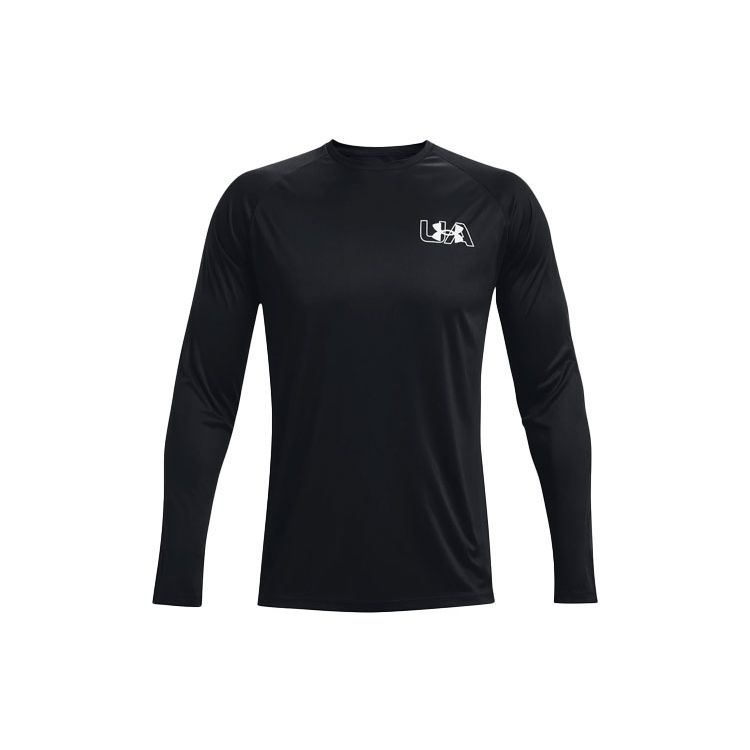 Under Armour Casual Breathable Training Long Sleeve T-Shirt Men Tops Black 1366783-001