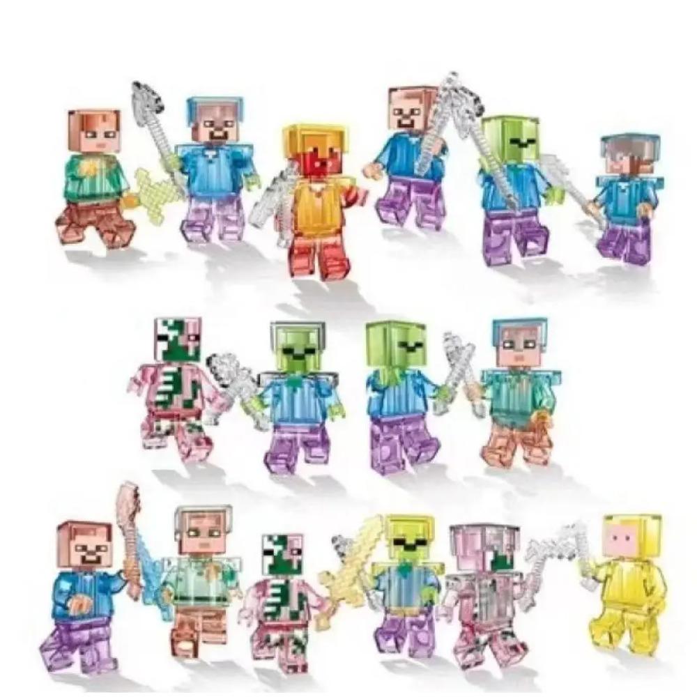 Hot Games Cartoon Model Building Bricks Mini Assemble Compatible Puzzle Doll Action Figures Decoration Toy Bricks Birthday Gifts