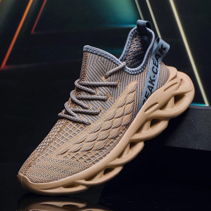 Fashion New Large Size Men's Casual Sports Shoes Fashion Thick Sole Light Men's Shoes Mesh Surface Breathable Running Men's Sneakers