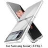 Прозрачный тонкий мягкий чехол для телефона Samsung Z Flip 3 4, силиконовый чехол для Samsung Galaxy Z Flip 3 Fundas, прозрачный чехол для Z Flip3