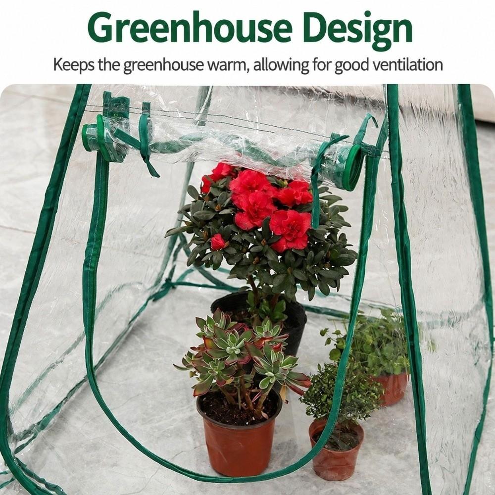Transparent Portable Plant Tent PVC Transparent Grow Tent Durable Mini Greenhouse Winter Season