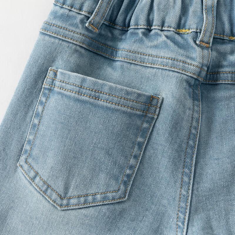 DAVE & BELLA Girls' Straight-Leg Denim Jeans