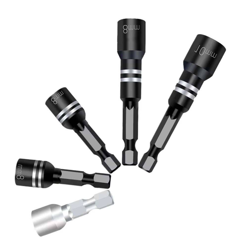 8mm Socket Bit DIY Socket Wrench Magnetic Nut Screwdriver for Power Drills Drivers Socket Kit