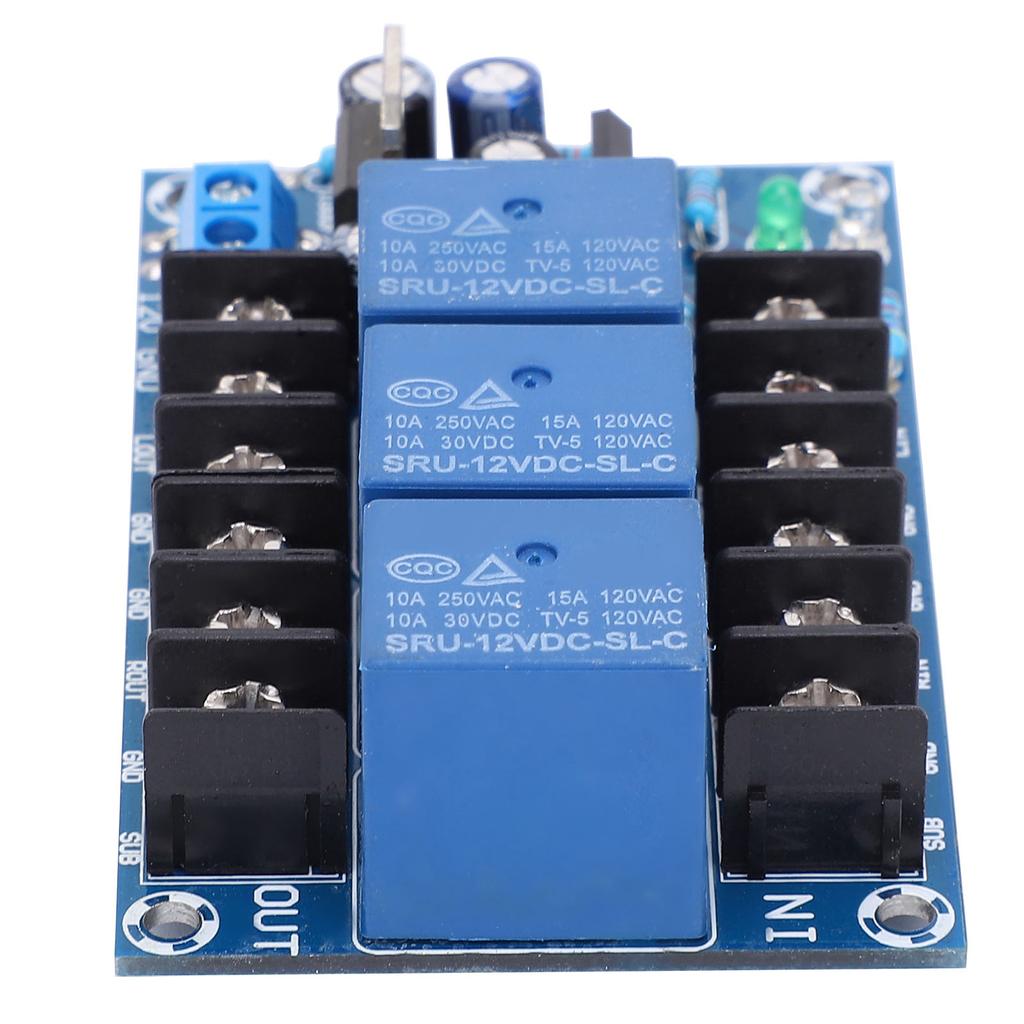 3?Channel Speaker Protection Board Power Single Supply Amplifier Delayed Protection Module