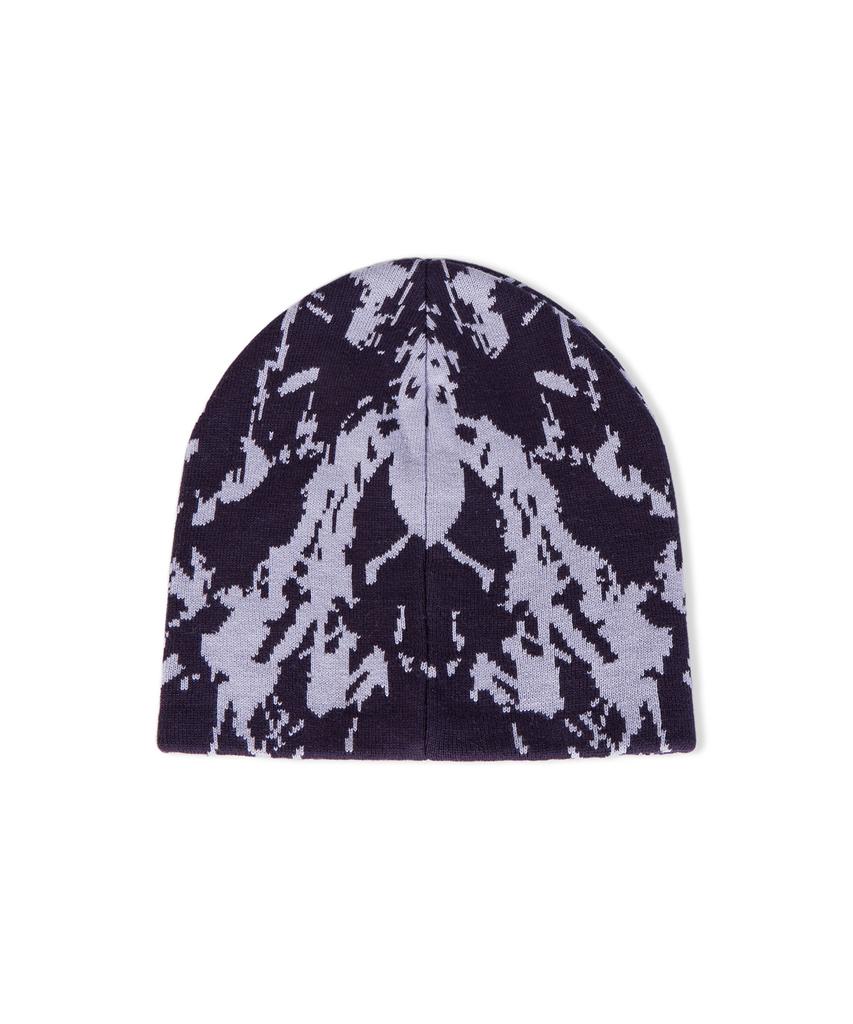 Шапка-бини Bajal Va Spread Square Jacquard Фиолетовая