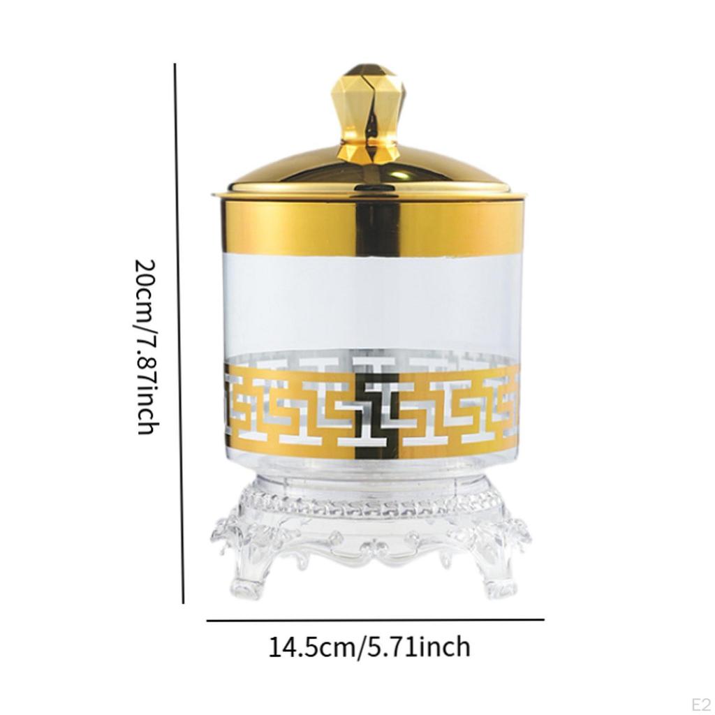 Банка для конфет с крышкой, контейнер для шведского стола, бутылка для сухих продуктов, кухонное хранение, сервировка стола для вечеринок