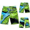 Men's Beach Color Drawstring Shorts Pants Swimming Block Trunks
