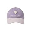 Emis HEART WAPPEN TONE ON TONE BALL cap-PURPLE