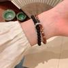 Handcrafted Ethnic Style Natural Stone Beaded Bracelet Unisex Geometric Design