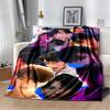 Animated music movie K-Pop: Demon Hunters Flannel Blanket Sofa Decoration Bedding Camping picnic blanket blankets for beds