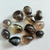 Natural Smoky Crystal Quartz Brown Crystal Quartz Irregular Polished Healing Stone Home Decoration Stone Tumbled Gem Stone