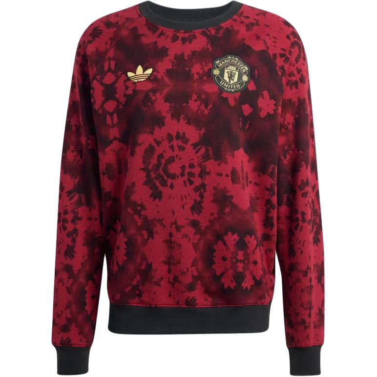 Adidas MUFCCNY FW24 Модный удобный универсальный пуловер, толстовка для мужчин, многоцветная JF0364