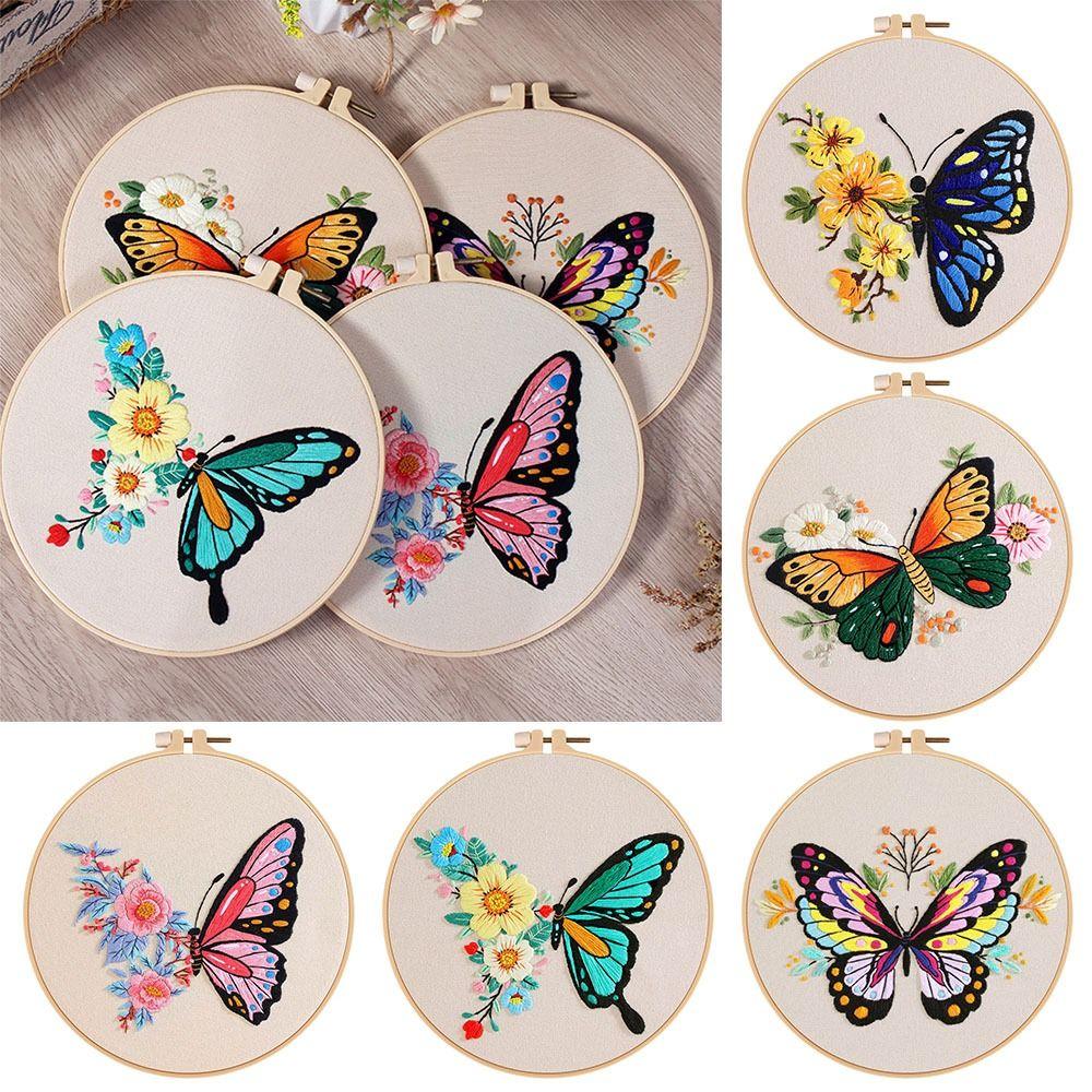 Игла Нить Швейные Принадлежности Иглопробивная Вышивка Цветами Вышивальный Пяльцы Набор для Вышивания Крестиком