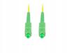 Patchcord światłowodowy Lanberg SM SC/APC-SC/APC SIMPLEX 3.0MM LSZH G657A1 1M żółty