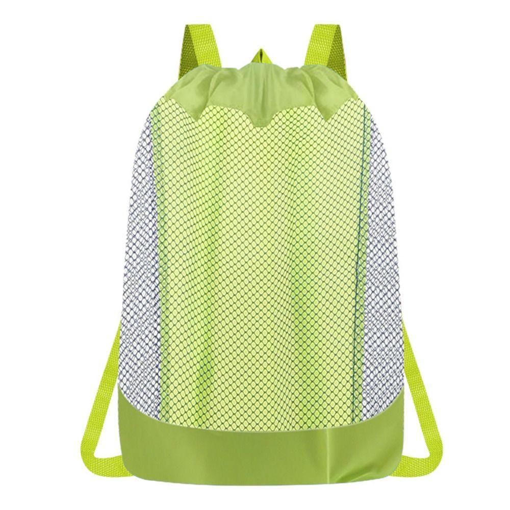 Foldable Beach Bag Lightweight Beach Toy Baskets Convenient Swimming Backpack Travel