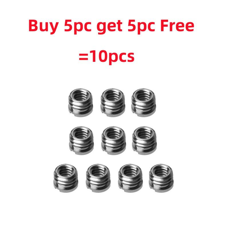 40pcs 1/4 Inch To 3/8 Inch Convert Screws Standard Adapter Universal Camera Adapter Screw Tripod Ballhead Conversion Nut Adapter