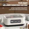 Homemade Yogurt Maker Large Capacity Digital Display Adjustable Constant Temperature Multipurpose Probiotic Maker Machine
