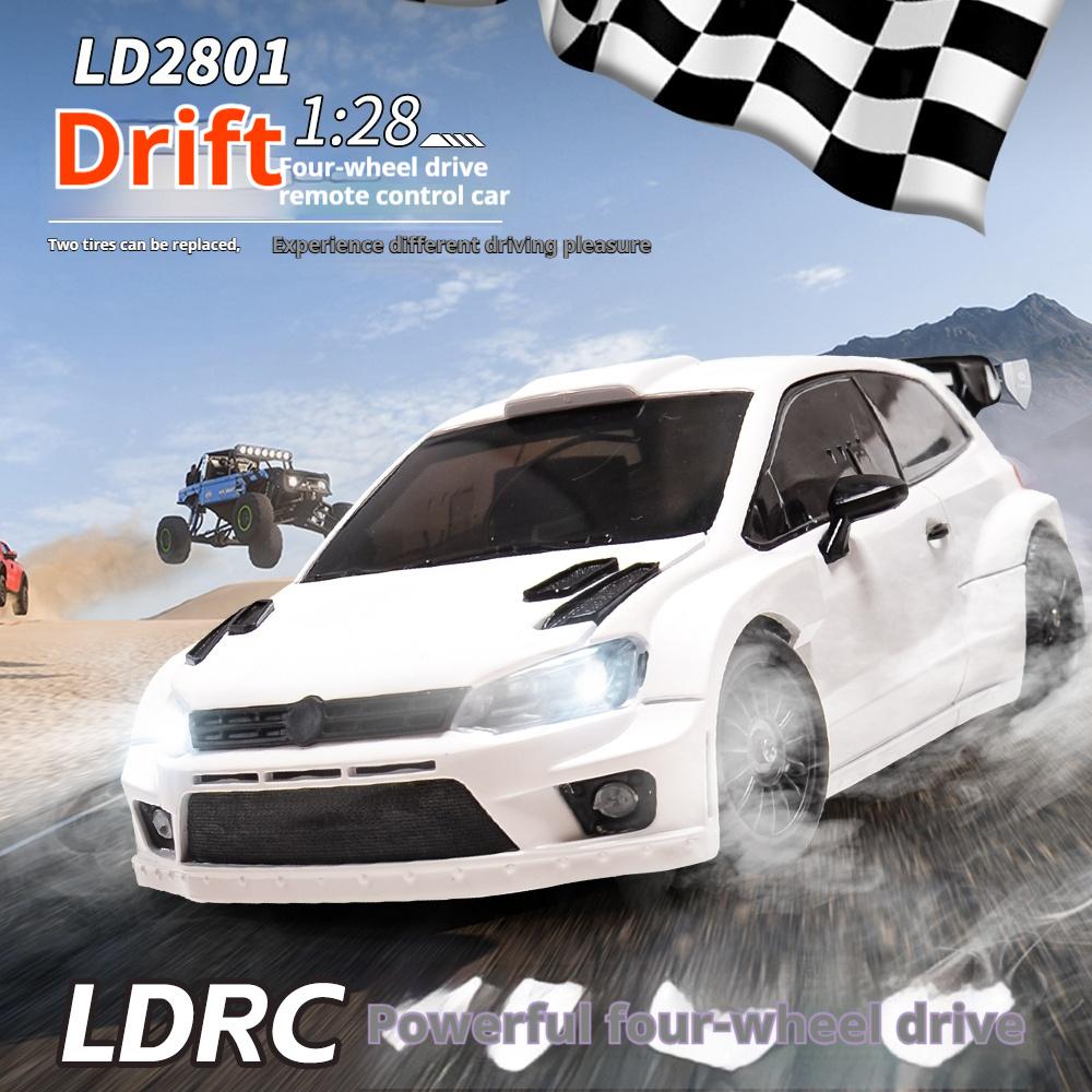 Новый полноразмерный 4WD RC Drift Car 1:28 гоночных машинок 2.4g радиоуправляемые 4WD высокоскоростные модели автомобилей игрушки детские подарки