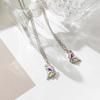 Lover's Gift Magnetic Necklaces Couple Clavicle Chain Butterfly Pendant Choker Women's Jewelry