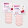 Мыло-брусок Softsens Naturally Smooth Skin, 800 г (по 100 г x 8) | Обогащенное английской розой и протеином шелка, Увлажняющее мыло для ванны | Дерматологи