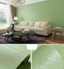 Self-adhesive Wallpaper Waterproof Solid Color Linen Pattern Living Room Bedroom Room Cabinet Decoration Sticker