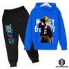 Fashion Anime One Piece Casual Hoodie 2-Piece Sweatshirt Handsome Boys and Cute Girls Sports Fashion Pullover Hoodie Suit