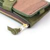 REAL Key Card Coin Case Key Case Keyless Smart Key Card Case with Coin Purse Genuine Leather Natural Wood Wood Leather Made In Japan [VARCO WOOD]