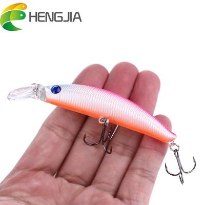 1 шт., 9 г, 9,5 см, пластиковая приманка HENGJIA для ловли гольяна, приманка для окуня, форели, щуки