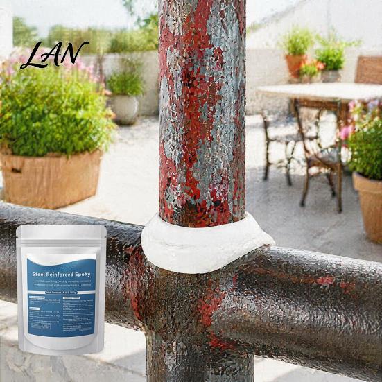 DIY Repair Tool 1/2 Sets 100G Steel Reinforced Epoxy Putty with Scraper, Gloves, Sculpt Clay for Cracks, Professional Leak Fix, Filling, Fast