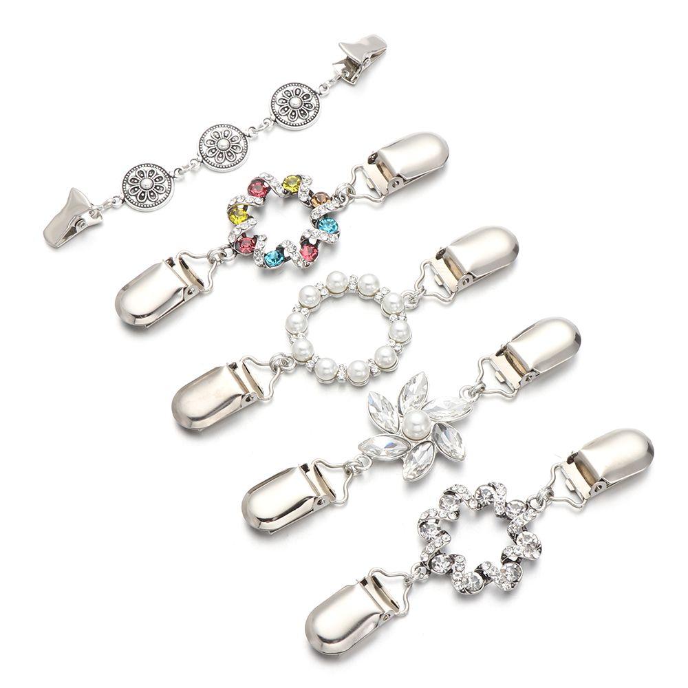 Gift Charm Shiny Sweater Scarf Clasp Blouse Collar Pin Cardigan Duck Clip Women Shawl Clip Brooches