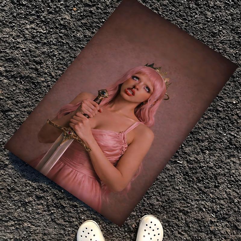 Melanie Martinez Polyester Carpet, Soft Indoor Mat for Office Chair, Living Room, Computer Desk - Decorative Home Office Rug Design