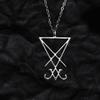 Selling Hot Lucifer Sigil Pendant Necklace: Geometric, Mysterious Women's Jewelry