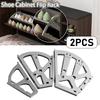 2 шт. Петли для обувного шкафа Стальная полка для обуви Откидная полка Фурнитура Каркас Петли для обувницы Прочные