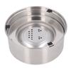 Dog Water Bowl Dispenser 304 Stainless Steel Spill Proof 3L Large Capacity Slow Drinking Pet Bowl