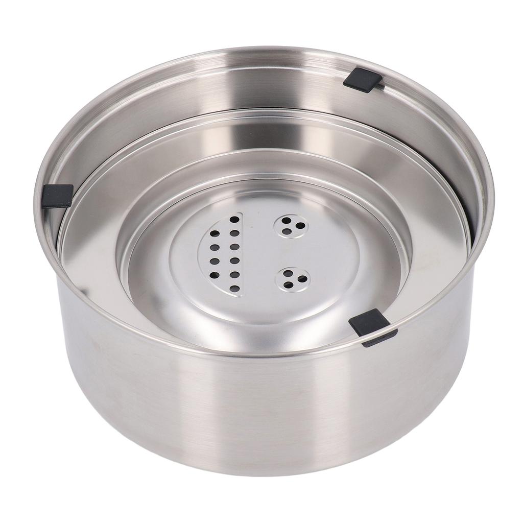 Dog Water Bowl Dispenser 304 Stainless Steel Spill Proof 3L Large Capacity Slow Drinking Pet Bowl