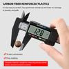 Электронный цифровой штангенциркуль с нониусом 0-6 дюймов/150 мм, пластик, армированный углеродным волокном, высокая точность