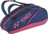 Теннисная сумка YONEX Сумка для ракеток Вмещает 6 Сумка BAG2132R, 6, Ракетки, Темно-синий/Розовый (675),