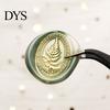 Miniature Seal Stamp Head Lily Floral Brass Wax Head, Cute Plant Themed Engraved Botanical Sealing for Journal Card Gift Wrapping Wedding Invitation
