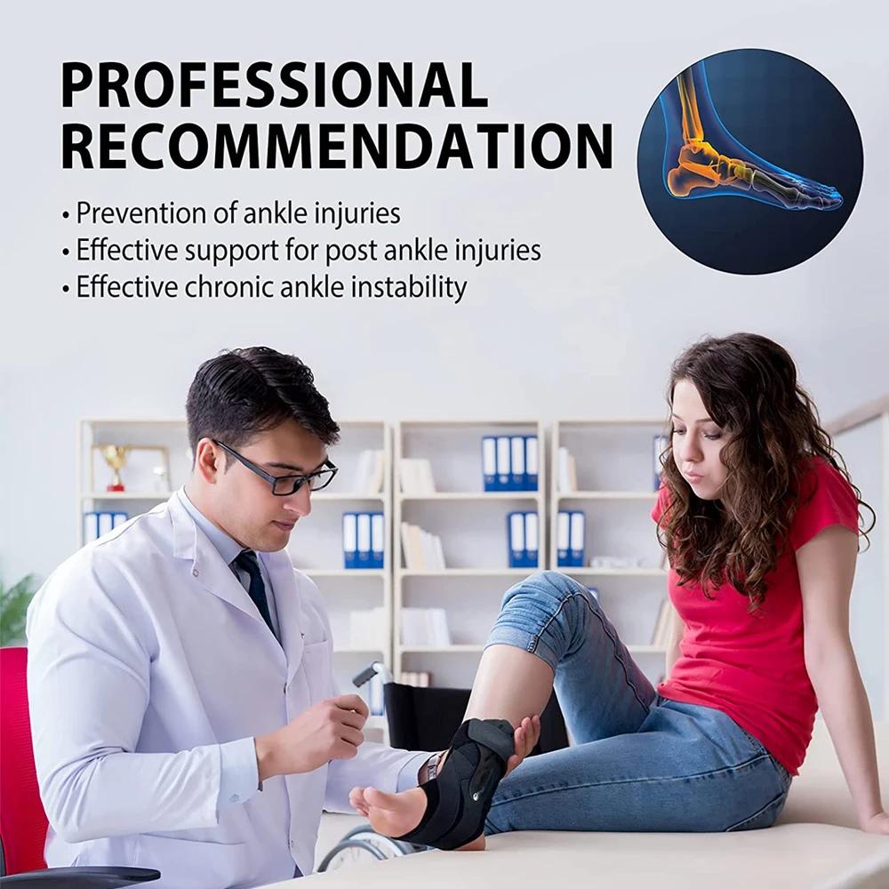 1 ремень для поддержки лодыжки, бандаж, протектор стопы, регулируемый ортез для лечения растяжений лодыжки