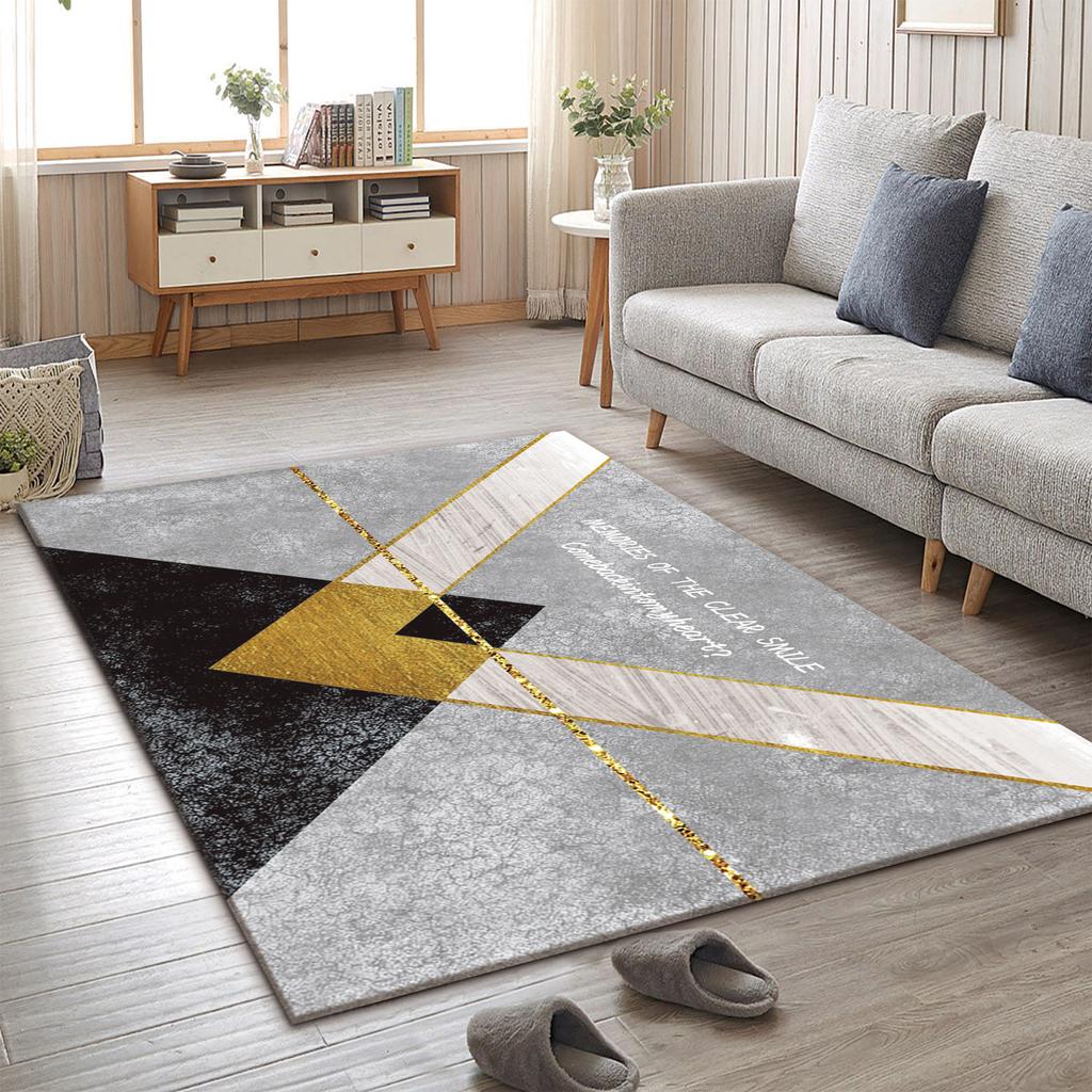 Nordic Гостиная Минималистичные линии Ковер Спальня Журнальный столик Шкаф Коврики на пол Коврики у двери