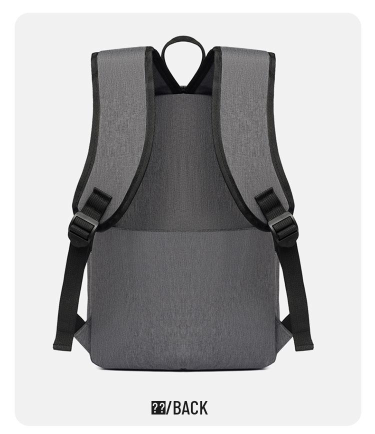 Мужской прочный водонепроницаемый рюкзак для ноутбука из ткани Оксфорд для бизнеса и путешествий