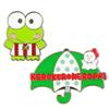Керокероппи Гольф Персонажи Sanrio Лицензионный продукт Маркер, (Керокерокероппи (KRPM001))